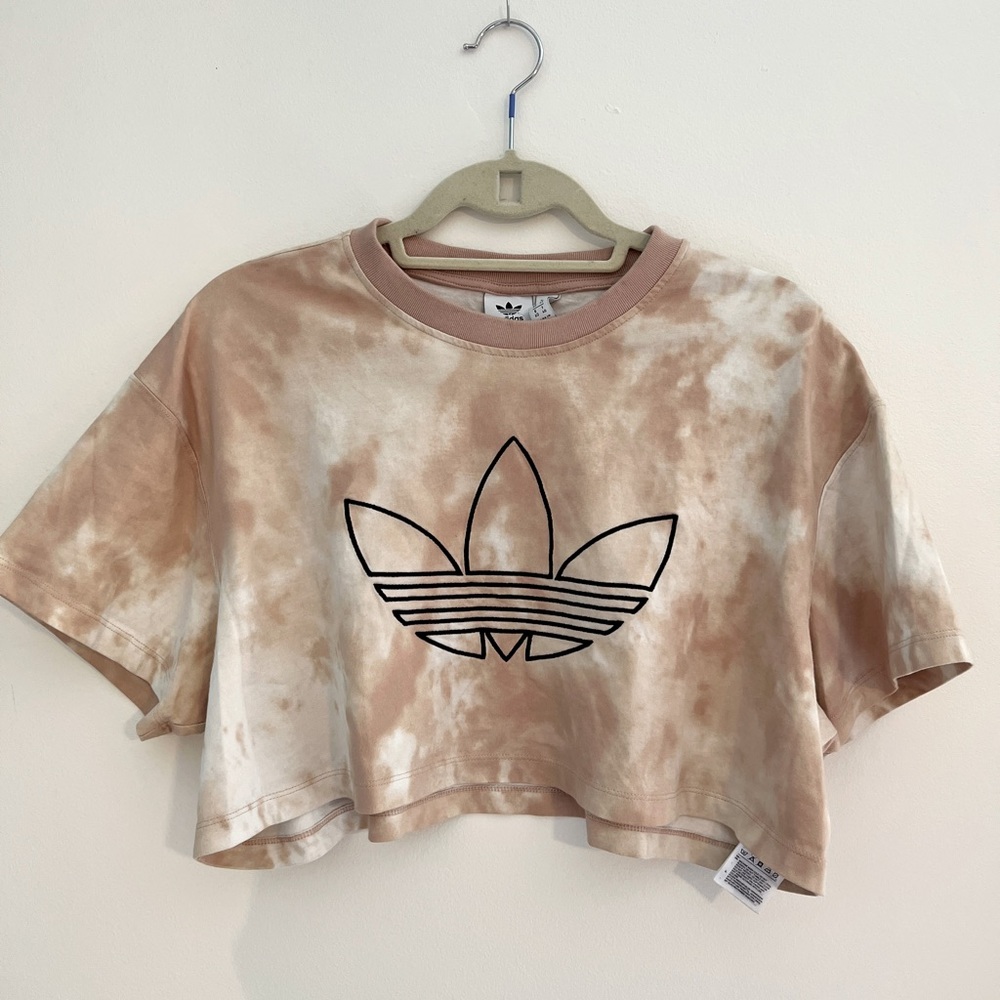 Adidas Tie Dye Crop Tee